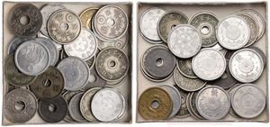 Japan, Empire, Very good lot with 30 x 10 Sen coins, various types and dates in nice condition, some in higher grades... 