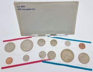 United States of America, Republic, Official Annual Mint Set 1976 (12) in original packaging, KM MSNL, UNC
