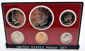United States of America, Republic, Official Annual Proof Set 1975S (6) in original packaging, KM PSNL, PROOF