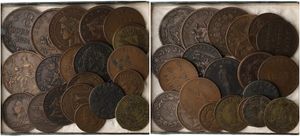 World, Mixed Countries, Very good lot with 20 different older coins in nice grades, mostly scarcer items some in higher grades... 