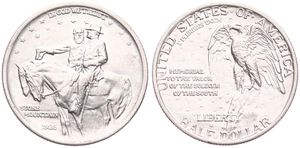 United States of America, Republic, 1/2 Dollar Silver 1925, Stone Mountain Memorial, KM 157, UNC