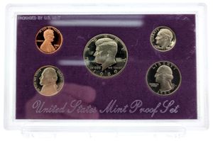 United States of America, Republic, Official Annual Proof Set 1989S (5) in original packaging, KM PSNL, PROOF