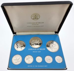 Belize, Commonwealth, Official Annual Proof Set 1978 (8) in original packaging, KM PS9, PROOF