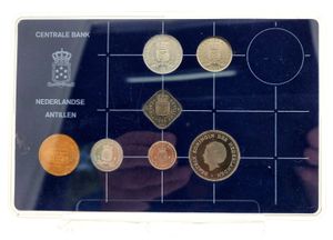 Netherlands Antilles, Dutch Administration, Beatrix, Official Annual Mint Set 1983 (6) in original packaging, KM MS7, UNC