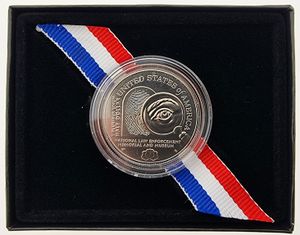 United States of America, Republic, 1/2 Dollar Copper-Nickel 2021D, National Law Enforcement Memorial and Museum, KM New, UNC 