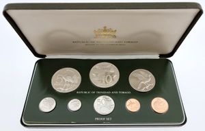 Trinidad & Tobago, Republic, Official Annual Proof Set 1978 (8) in original packaging, KM PS13, PROOF