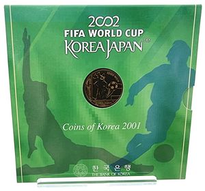 Korea-South, Republic, Official Annual Mint Set 2001 (7) in original packaging, KM MS8, B.UNC