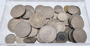 World, Mixed Countries, Lot with a good mixture of modern world coins, mainly Switzerland and Germany in nice grades, to be seen ...