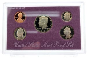 United States of America, Republic, Official Annual Proof Set 1988S (5) in original packaging, KM PSNL, PROOF