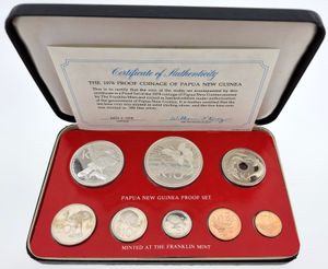 Papua New Guinea, Constitutional Monarchy, Official Annual Proof Set 1978 (8) in original packaging, KM PS4, PROOF