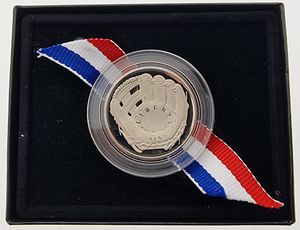 United States of America, Republic, 1/2 Dollar Copper-Nickel 2014S, National Baseball Hall of Fame, KM 576, PROOF