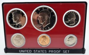 United States of America, Republic, Official Annual Proof Set 1973S (6) in original packaging, KM PSNL, PROOF