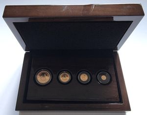 South Africa, Republic, Gold Coin Set 2018, 100th Anniversary of the End of World War I, KM PS New, PROOF, Comes in original box with certificate of authenticity (*)
