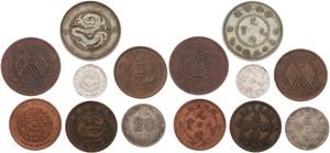 China, Various Provinces, Good lot with 7 different Chinese coins in very nice conditions including some scarcer items !