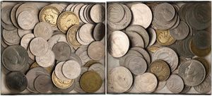 Guinea, Republic, Very good lot with 70 older coins 1959-1962 in nice conditions, all scarcer items including many in UNC ... 
