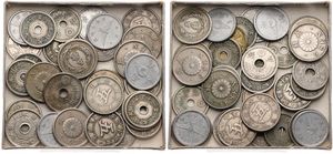 Japan, Empire, Very good lot with 30 x 5 Sen coins, various types and dates in nice condition, some in higher grades... 
