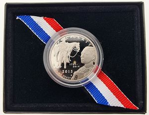 United States of America, Republic, 1/2 Dollar Copper-Nickel 2015S, 225th Anniversary of U.S. Marshals Service, KM 602, PROOF 