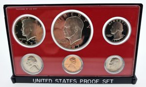 United States of America, Republic, Official Annual Proof Set 1977S (6) in original packaging, KM PSNL, PROOF