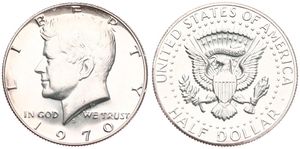 United States of America, Republic, 1/2 Dollar Silver 1970S, John F. Kennedy, KM 202a, PROOF
