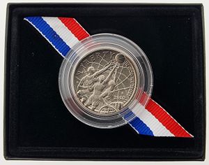United States of America, Republic, 1/2 Dollar Copper-Nickel 2020D, Basketball Hall of Fame, KM New, UNC 