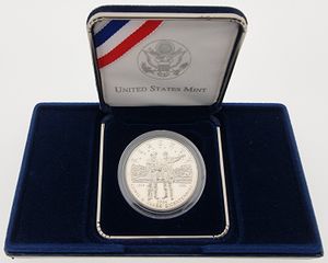 United States of America, Republic, 1 Dollar Silver 2004P, Lewis and Clark Bicentennial, KM 363, PROOF 