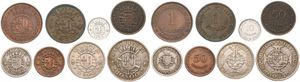 Guinea-Bissau, Portuguese Colony, Very nice lot with 8 older circulation type coins including some scarcer items, VF/XF