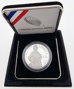 United States of America, Republic, 1 Dollar Silver 2024P, Harriet Tubman, KM New, PROOF