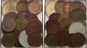 China, Various Provinces, Good lot with 18 different older Chinese coins in very nice conditions including some scarcer items !