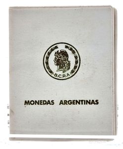 Argentina, Republic, Official Annual Mint Set 1970 (5) in original packaging, KM MS2, UNC