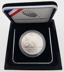 United States of America, Republic, 1 Dollar Silver 2017P, Boys Town Centennial, KM 660, UNC 