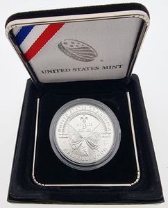 United States of America, Republic, 1 Dollar Silver 2019P, 100th Anniversary of the American Legion, KM New, UNC 