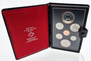Canada, Confederation, Elizabeth II, Official Annual Prooflike Set 1978 (7) in original packaging, KM PL30, PROOFLIKE (including Silver Dollar !)