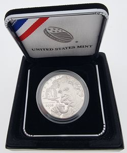 United States of America, Republic, 1 Dollar Silver 2016P, Mark Twain, KM 622, PROOF 