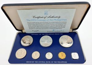 Philippines, Republic, Official Annual Proof Set 1978 (8) in original packaging, KM PS12, PROOF