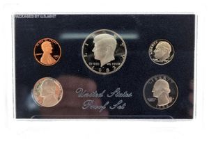 United States of America, Republic, Official Annual Proof Set 1983S (5) in original packaging, KM PSNL, PROOF