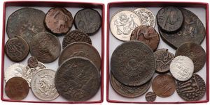 World, Mixed Countries, Very good lot with 12 different older coins in nice grades, mostly scarcer items some in higher grades... 