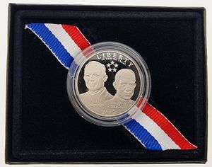 United States of America, Republic, 1/2 Dollar Copper-Nickel 2013S, 5-Star Generals Arnold and Bradley, KM 554, PROOF 