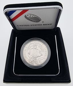 United States of America, Republic, 1 Dollar Silver 2015P, 225th Anniversary of the U.S. Marshals Service, KM 605, PROOF 