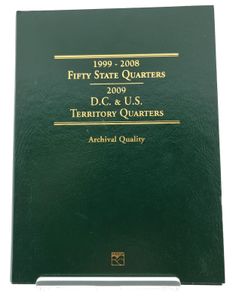 United States of America, Republic, Official Fifty State Quarters Coin Set 1999-2009 (58) in original packaging, KM MSNL, UNC