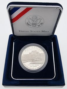 United States of America, Republic, 1 Dollar Silver 2007P, Little Rock Central High School Desegregation, KM 418, PROOF 