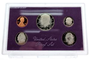 United States of America, Republic, Official Annual Proof Set 1984S (5) in original packaging, KM PSNL, PROOF