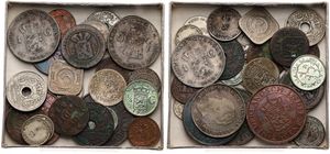 Netherlands East Indies & Dutch Colonies, Very good lot with 27 older coins in nice grades, many different types including better and silver items...