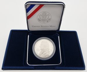United States of America, Republic, 1 Dollar Silver 2005P, 250th Anniversary of the Birth of John Marshall, KM 375, PROOF 