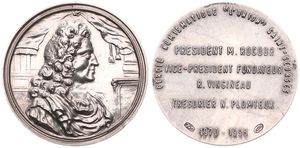 Belgium, Kingdom, Albert II, Medal in Silver 1995, 25th Anniversaire du Cercle Numismatique l'Union de Stockay Saint Georges, Bust right / Legend in 6 lines, GMJ E.342a, SCARCE, UNC