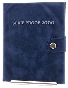 Belgium, Kingdom, Albert II, Official Annual Proof Set 2000 FR+FL (10) in original packaging, Morin M/PS9, SCARCE SET : ALL COINS ARE IN MEDAL ALIGNMENT, PROOF