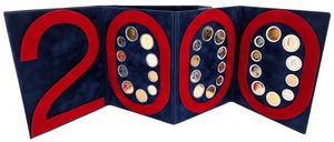 Belgium, Kingdom, Albert II, Official Annual Proof Set 1999, 2000 & 2001 FR+FL (30) in original packaging, Morin M/PS10A, VERY RARE SET : ALL COINS ARE IN MEDAL ALIGNMENT, PROOF