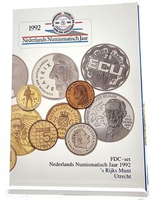 Netherlands, Kingdom, Beatrix, Official Annual Select Set 1992 (6) in original packaging, KM SS29, UNC (including Numismatic Year Medal)