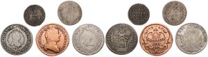 Austria, Empire, Various Reigns, Nice lot with 5 different older circulation type coins 1681-1775, F/VF