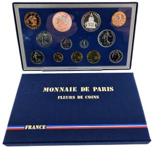 France, Republic, Official Annual Specimen FDC Set 1988 (13) in original packaging, KM SS26, UNC