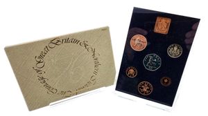 Great Britain, Kingdom, Elizabeth II, Official Annual Proof Set 1976 (6) in original packaging, KM PS32, PROOF